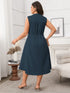 plus-size-button-front-tie-waist-sleeveless-dress OhSoStyled at Sophia's Style-7